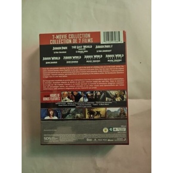 Jurassic World 7-Movie Collection 4K UHD Blu-ray with slipcover - Picture 2 of 2
